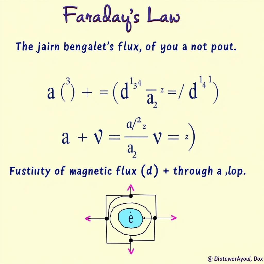 Công thức định luật Faraday