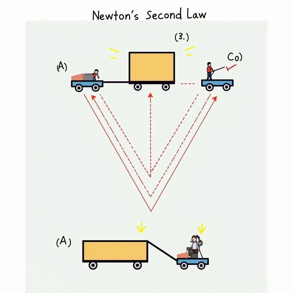 Định luật 2 Newton: Lực kéo vật chuyển động