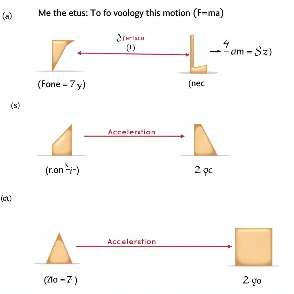 Ví dụ về Định luật 2 Newton: Gia tốc