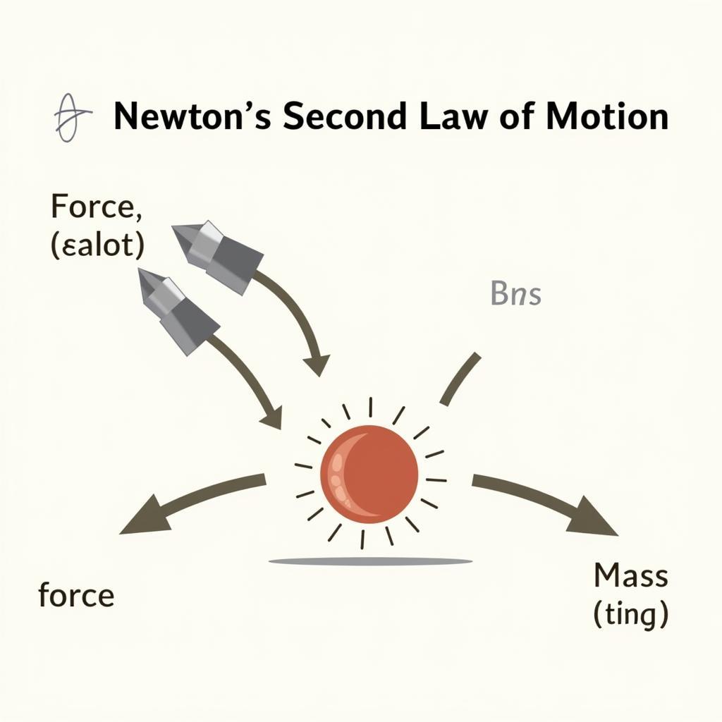 Minh họa Định luật II Newton