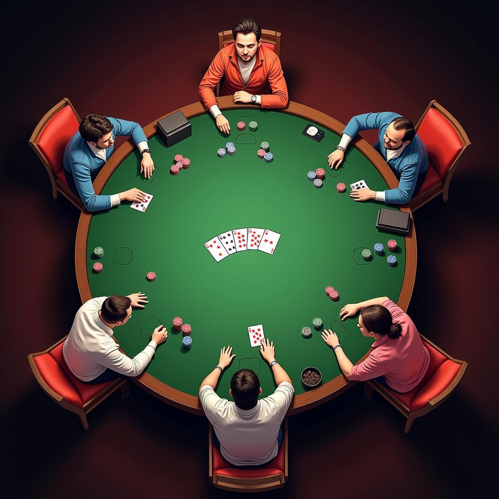 Luật chơi xì tố: Texas Hold'em