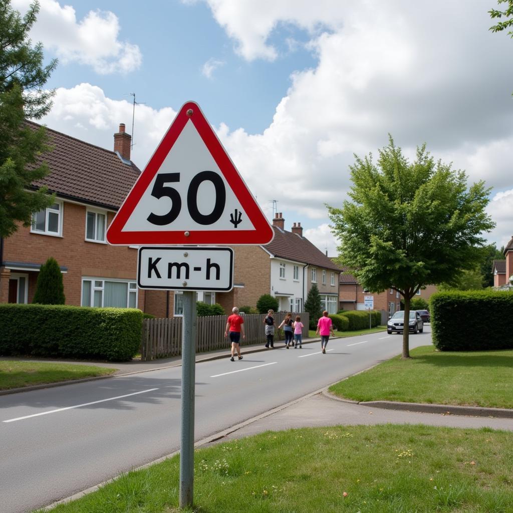 Tốc độ tối đa cho phép 50km/h