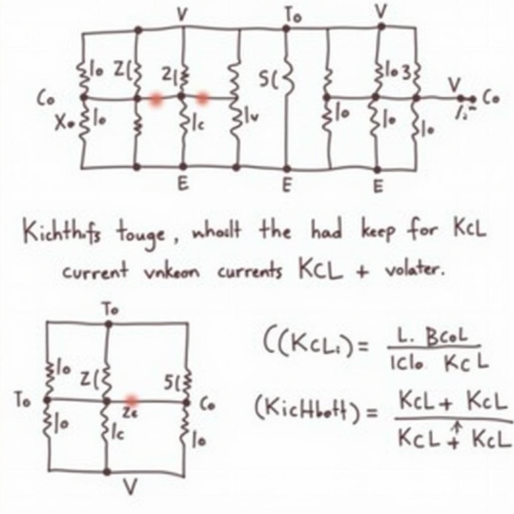 Ứng dụng định luật Kirchhoff trong phân tích mạch điện