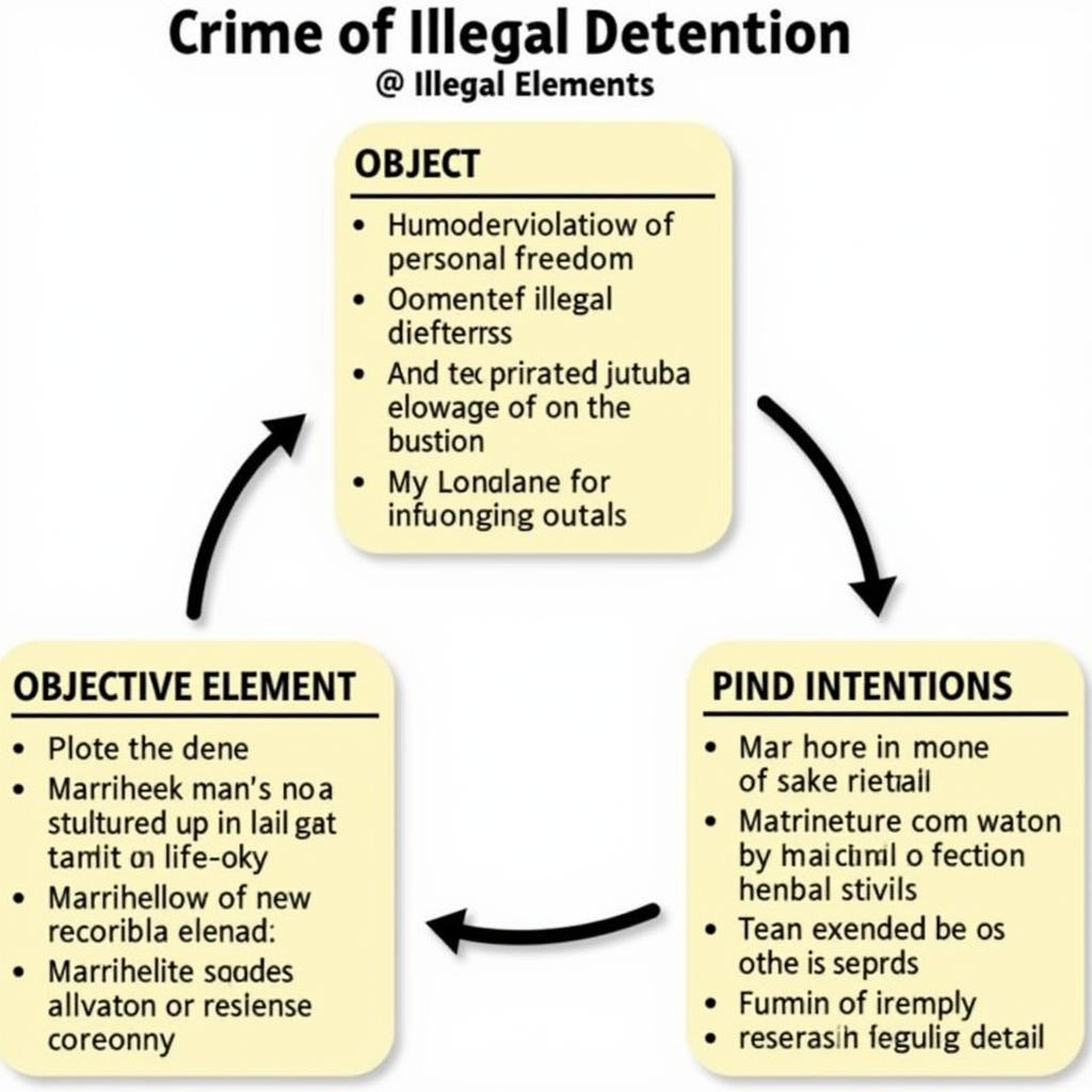 Elements of the crime of illegal detention