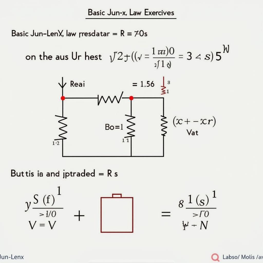 Bài tập định luật Jun Len xơ cơ bản