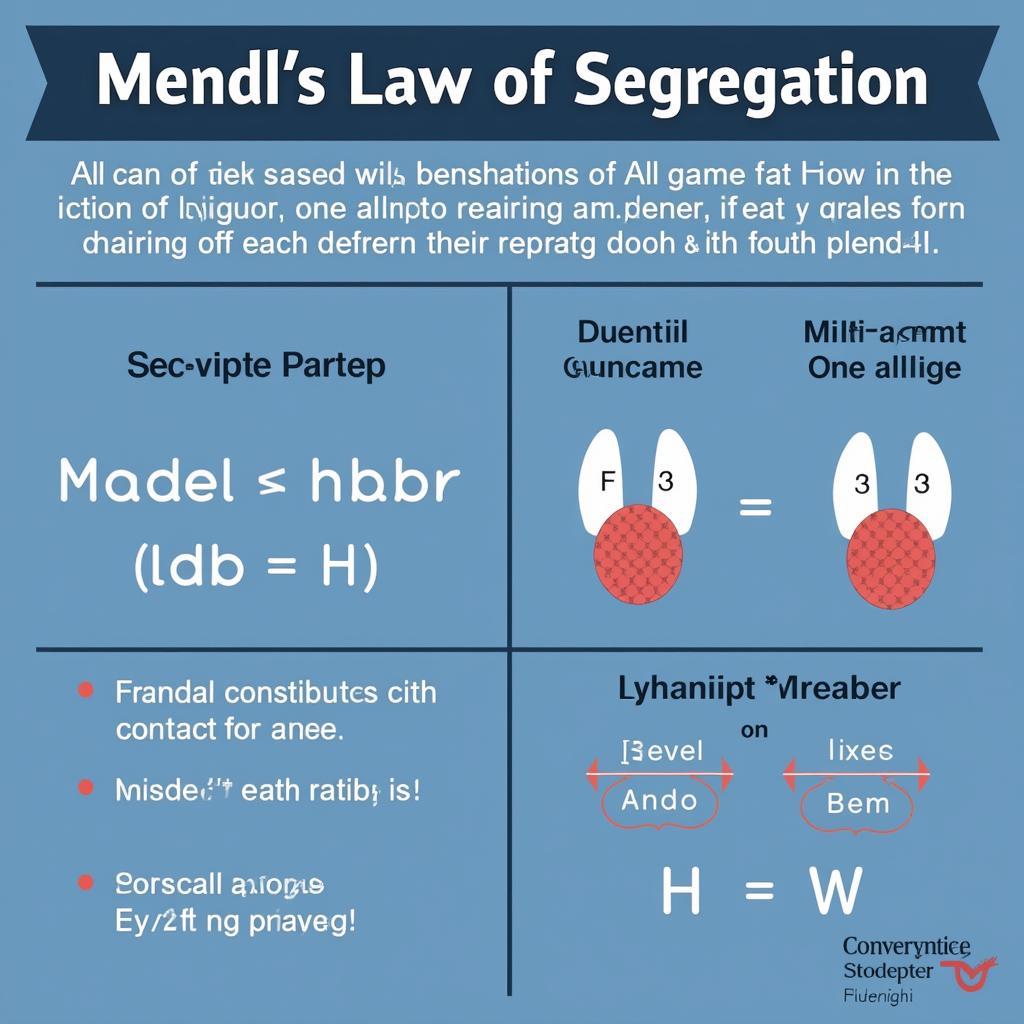 Quy luật phân li của Mendel